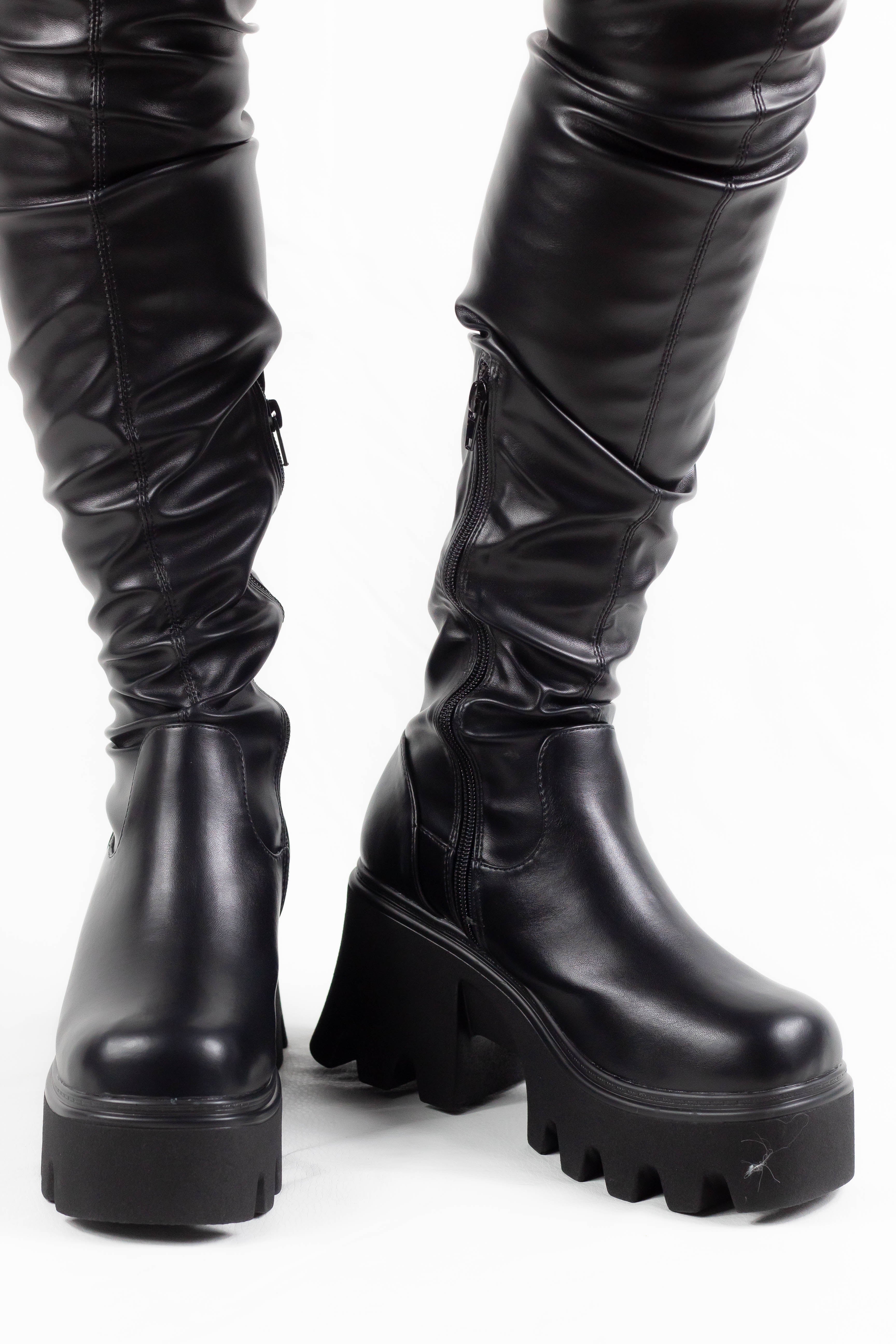 Bota Idalia Black - Botas para Mujer